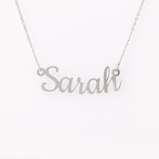 Customizable Name Necklace - Aesthetics Of The Immaculate