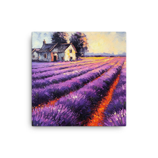 Lavender Field Canvas - Aesthetics Of The Immaculate