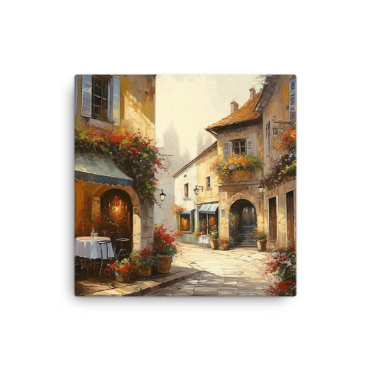 French Alley Canvas - Aesthetics Of The Immaculate