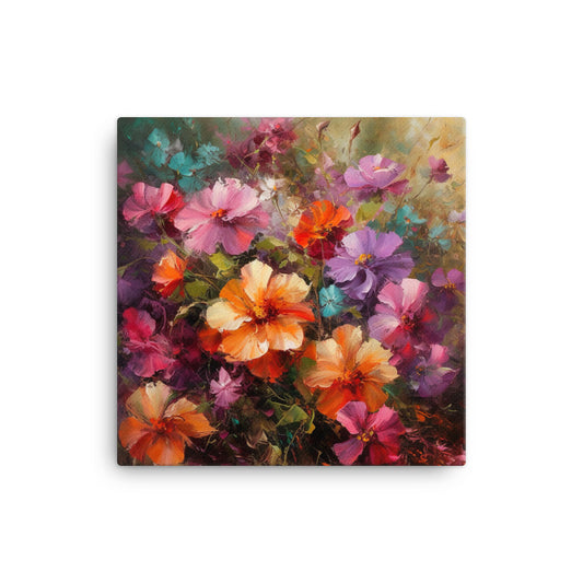 Floral Painting Canvas - Aesthetics Of The Immaculate