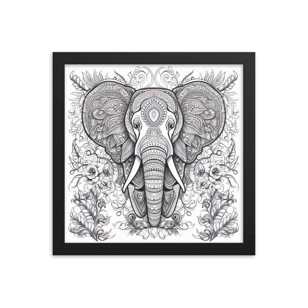 Regal Elephant Framed Poster - Aesthetics Of The Immaculate