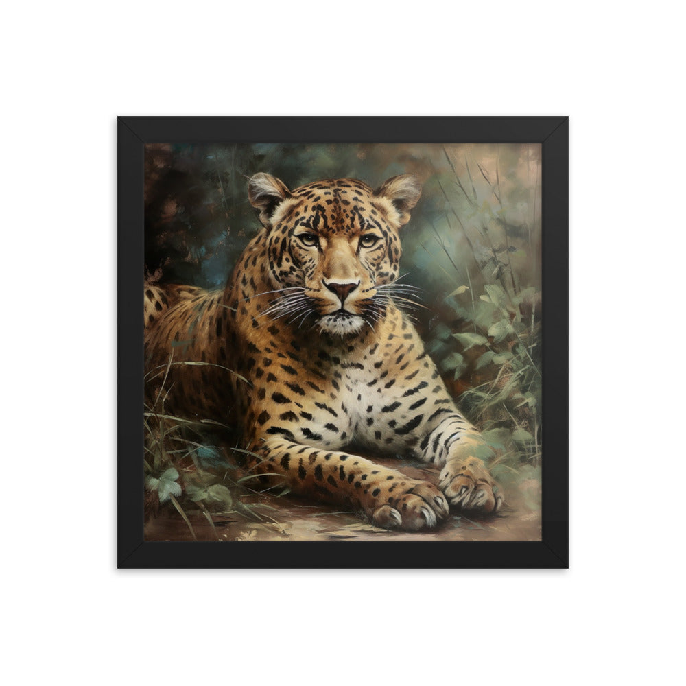 Leopard Framed poster - Aesthetics Of The Immaculate