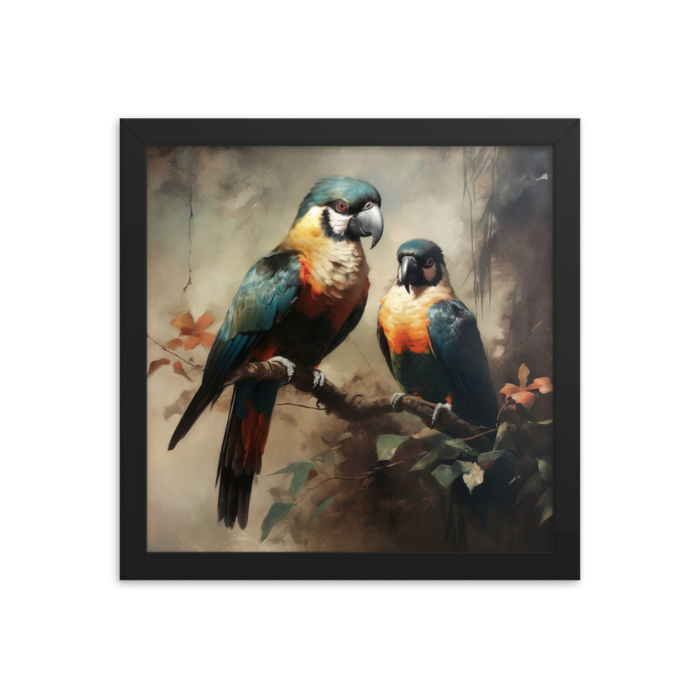 Two Birds Framed poster - Aesthetics Of The Immaculate