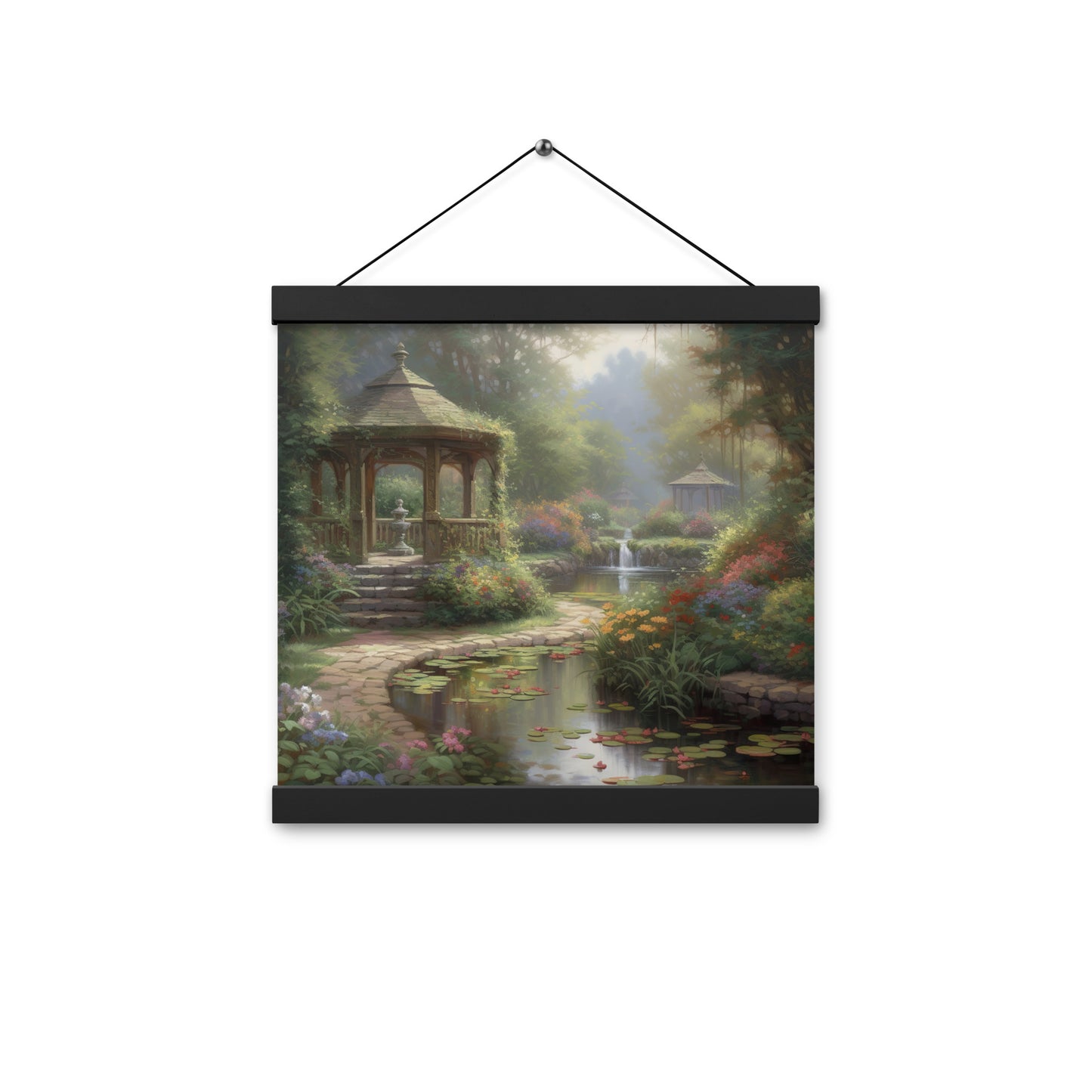 Gazebo In The Garden Hanger Poster - Aesthetics Of The Immaculate