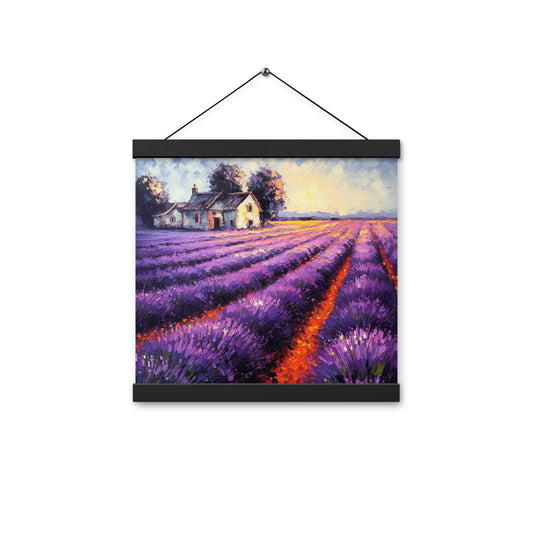 Lavender Field Hanger Poster - Aesthetics Of The Immaculate