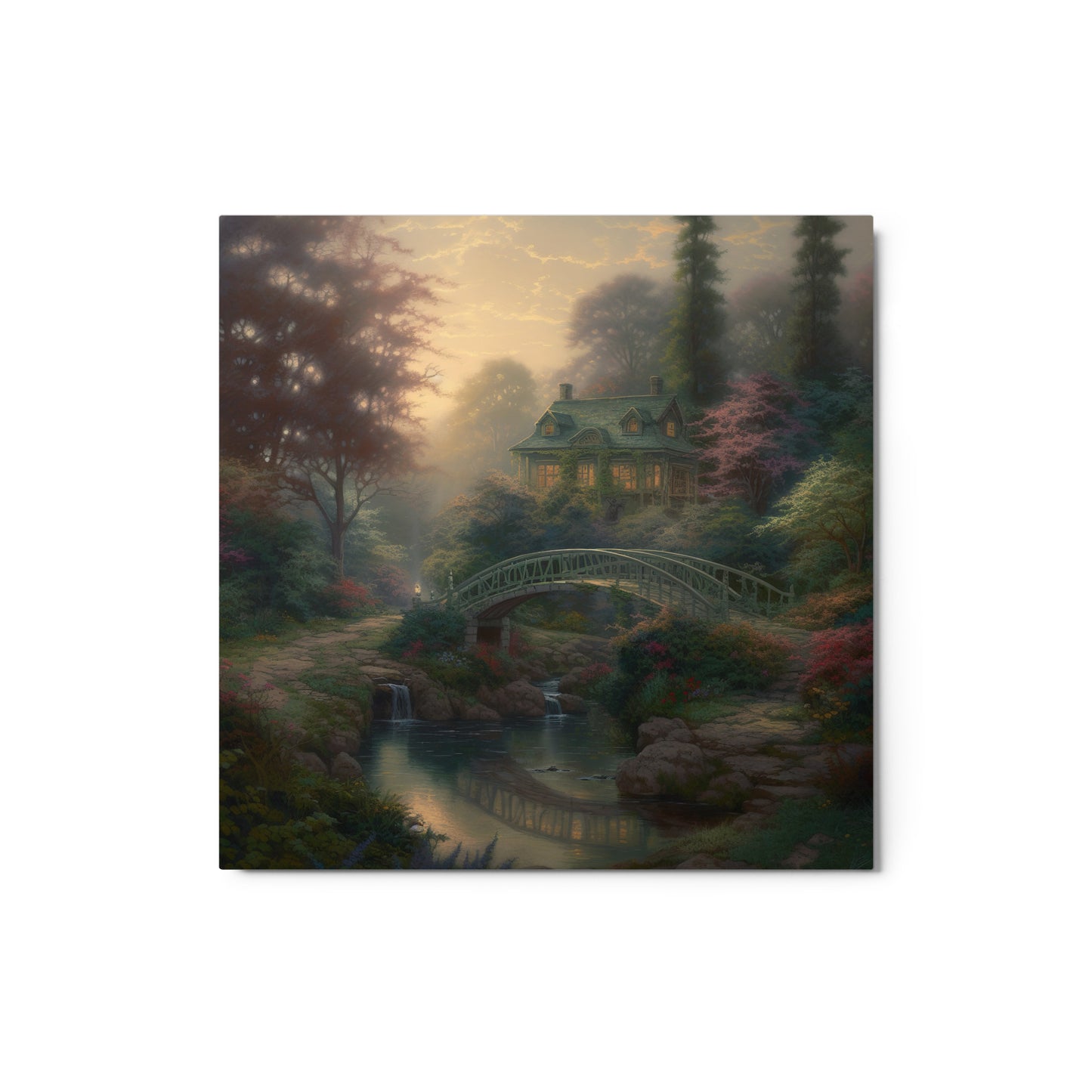 Home Beyond The Bridge Metal Print - Aesthetics Of The Immaculate