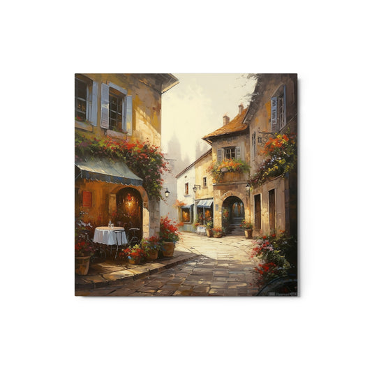 French Alley Metal Print - Aesthetics Of The Immaculate