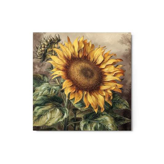 Sunflower Metal Print - Aesthetics Of The Immaculate