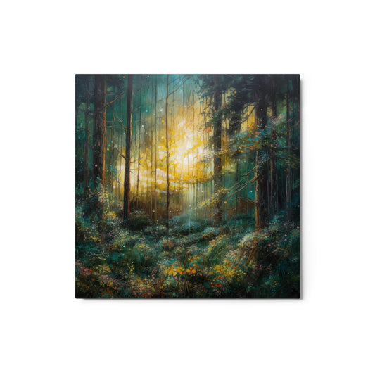 Forest Acrylic Metal print - Aesthetics Of The Immaculate