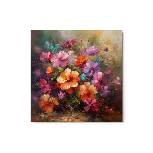 Floral Painting Metal print - Aesthetics Of The Immaculate
