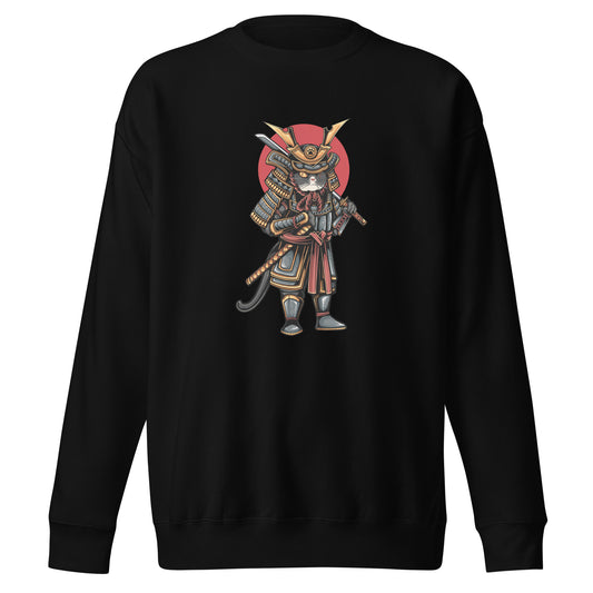Samurai Cat Unisex Sweatshirt - Aesthetics Of The Immaculate