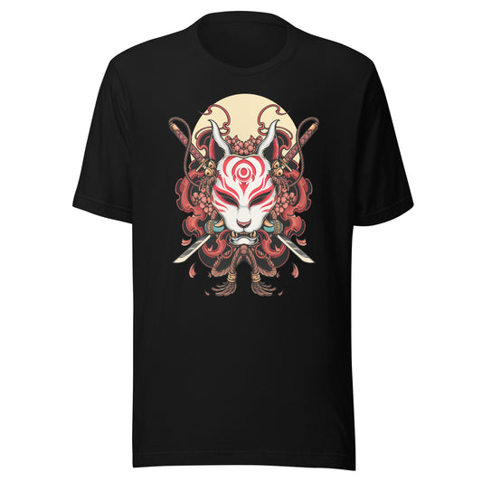 Samurai Kitsune Mask T-Shirt - Aesthetics Of The Immaculate